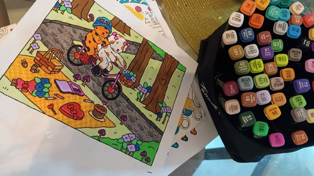 Prefira marcadores à base de álcool para pintar seu Bobbie Goods
